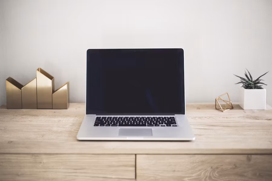 Laptop and Solar Power Banks